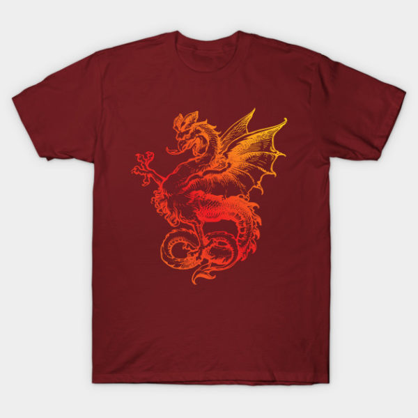 awesome dragon tee shirt