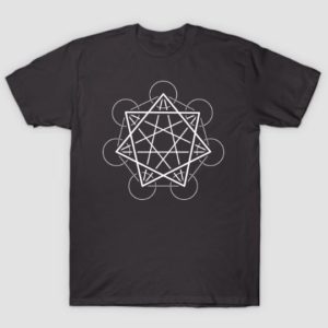 heptagram sacred geometry t shirt
